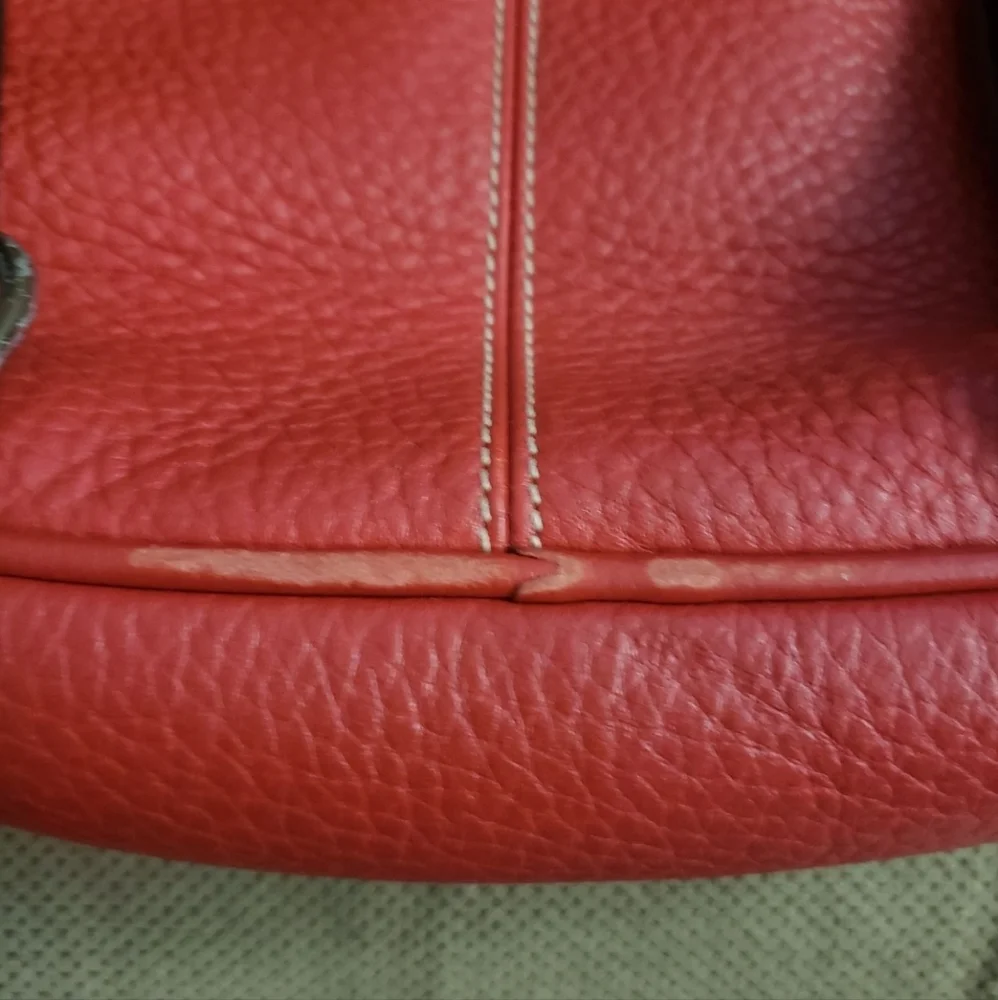 Dooney & Bourke all weather leather vintage red backpack